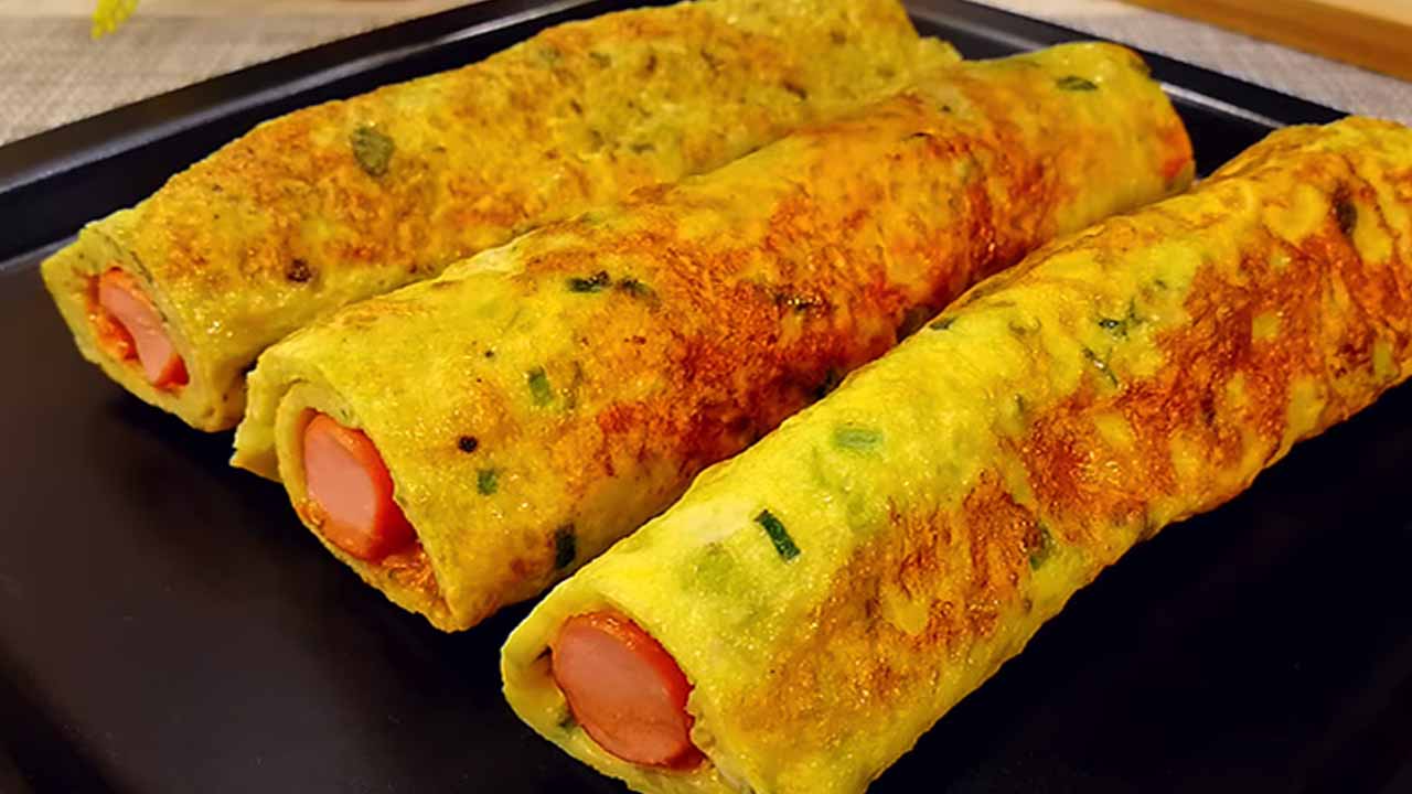 Больше никаких пирожков, теперь готовлю только трубочки из пекинской капусты с сосисками: 10 минут и вкуснятина на столе